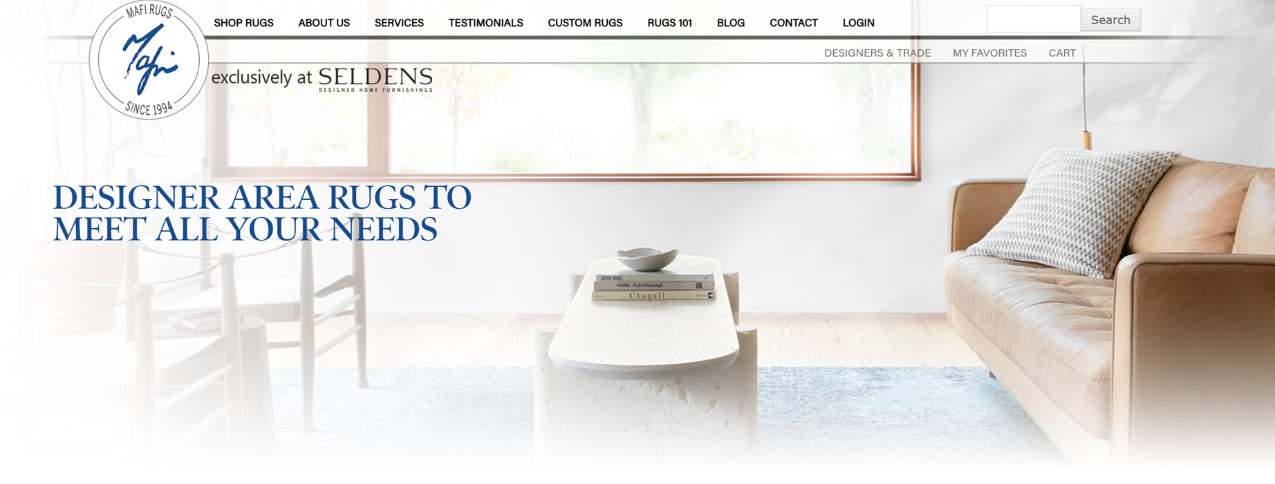 A look at the Mafi Rugs website