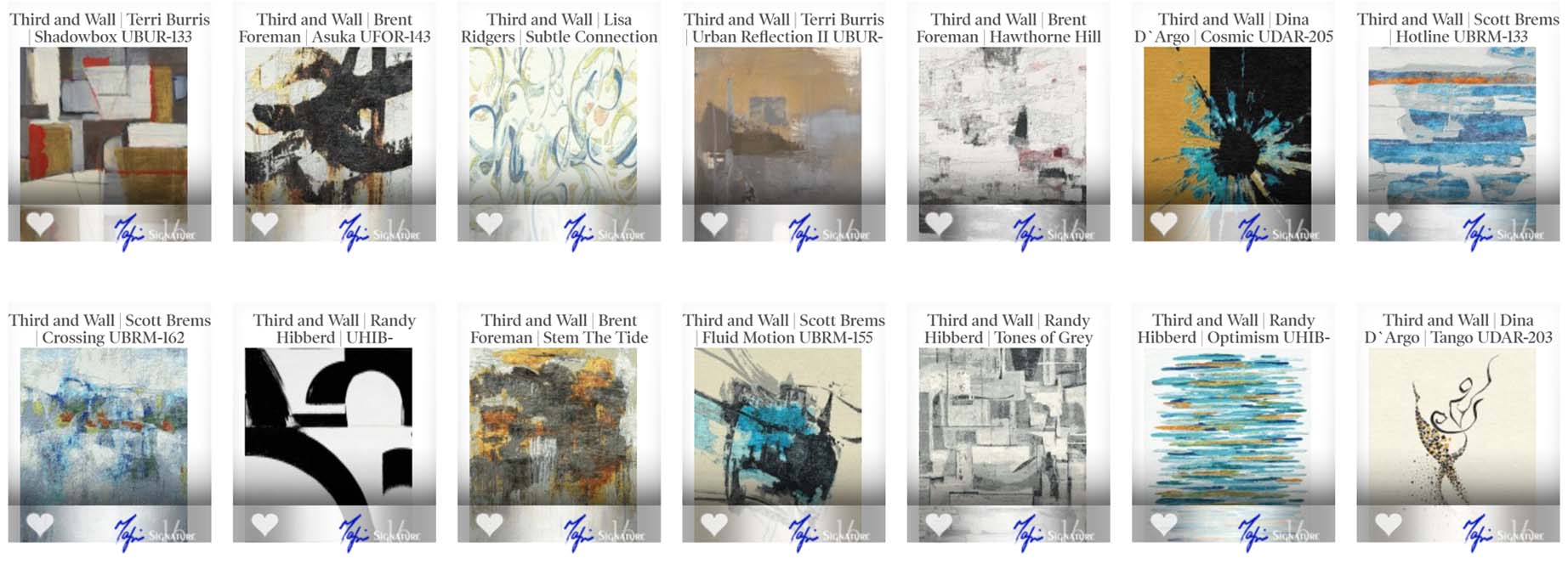 An assortment of Third and Wall rugs for sale on MafiRugs.com