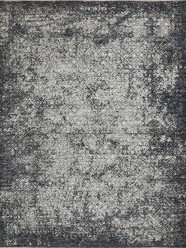 Bohemian/Transitional Grey/Silver Wool Area Rug: Mafi Signature Amazon AMZ-502 (Hand-Knotted Area Rug)
