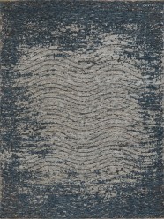 Bohemian/Transitional Grey/Silver Wool Area Rug: Mafi Signature Amazon AMZ-508 (Hand-Knotted Area Rug)