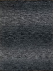 Bohemian/Transitional Grey/Silver Wool Area Rug: Mafi Signature Amazon AMZ-518 (Hand-Knotted Area Rug)