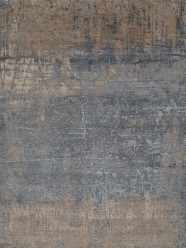 Transitional/Modern Grey/Silver Wool Area Rug: Mafi Signature Cologne COL-171 (Hand-Knotted Area Rug)
