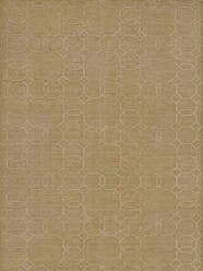 Modern Beige/Tan Wool Area Rug: Regal Eternity's Hold 185057: Beige (Handmade Area Rug)