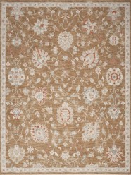 TraditionalBrown Area Rug: Revival Ifana 180940: Mocha (Power-Loomed Area Rug)