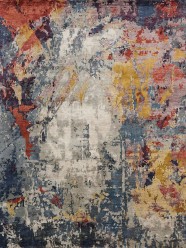 Modern Multi Area Rug: Regal Jnana 1810970: Multi (Hand-Knotted Area Rug)