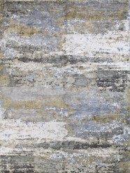 Transitional/Modern Multi Area Rug: Summit Cassandra 19360: Multi (Hand-Knotted Area Rug)