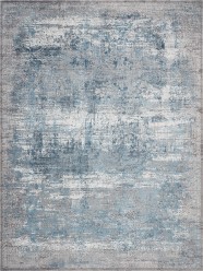 Traditional/Transitional Grey/Silver Area Rug: Regal Klondike 1811543: Grey/Spa (Power-Loomed Area Rug)