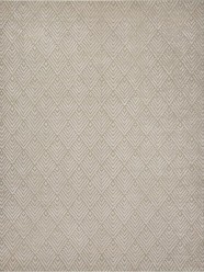 Modern/Transitional Beige Wool Area Rug: Silk Road Laila 19122513 (Handmade Area Rug)