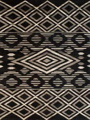 Bohemian Beige/Tan Wool Area Rug: Regal Mission Viejo 1813907: Natural (Hand-Knotted Area Rug)