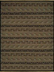 Transitional/Bohemian Beige/Tan Wool Area Rug: Regal Sri Lanka 1819942: Taupe/Black (Handmade Area Rug)