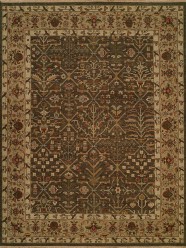 Traditional/Bohemian Charcoal/Black Wool Area Rug: Regal Sudan 1819851: Charcoal/Tan (Handmade Area Rug)