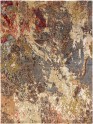 Transitional/Modern Beige/Tan Wool Area Rug: Regal Equestrian 185285: Linen/Multi (Hand-Knotted Area Rug)
