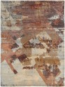 Regal | Erasure | 185273: Rust area rug Transitional/Modern Orange/Rust Wool Area Rug: Regal Erasure 185273: Rust (Hand-Knotted Area Rug)