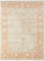 Traditional/Transitional Grey/Silver Wool Area Rug: Regal Old Urban 1815374: Grey/Coral (Hand-Knotted Area Rug)