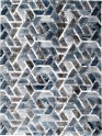Transitional/Modern Grey Area Rug: Tangier Renton 201810: Grey/Blue (Power-Loomed Area Rug)