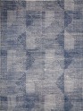 Jakarta | Riley | 101802: Blue/Ivory area rug Modern/Transitional Blue/Navy Wool Area Rug: Jakarta Riley 101802 (Hand-Knotted Area Rug)
