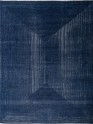 Jakarta | Riley | 101830: Blue area rug Modern/Transitional Blue/Navy Wool Area Rug: Jakarta Riley 101830 (Hand-Knotted Area Rug)