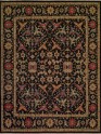 Traditional/Bohemian Charcoal/Black Wool Area Rug: Regal Sudan 1819351: Black/Black (Handmade Area Rug)
