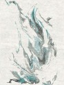 Modern/Transitional White/Ivory Wool Area Rug: Third and Wall Corrie LaVelle Untitled VI ULAV-148 (Hand-Knotted Area Rug)