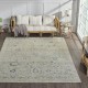 Traditional Blue/Navy Wool Area Rug: Regal Aficionado 181582: Soft Blues/Birch (Hand-Knotted Area Rug)